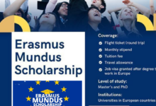 Diverse students engaged in study at a European university, representing the Erasmus Mundus Scholarship opportunities.